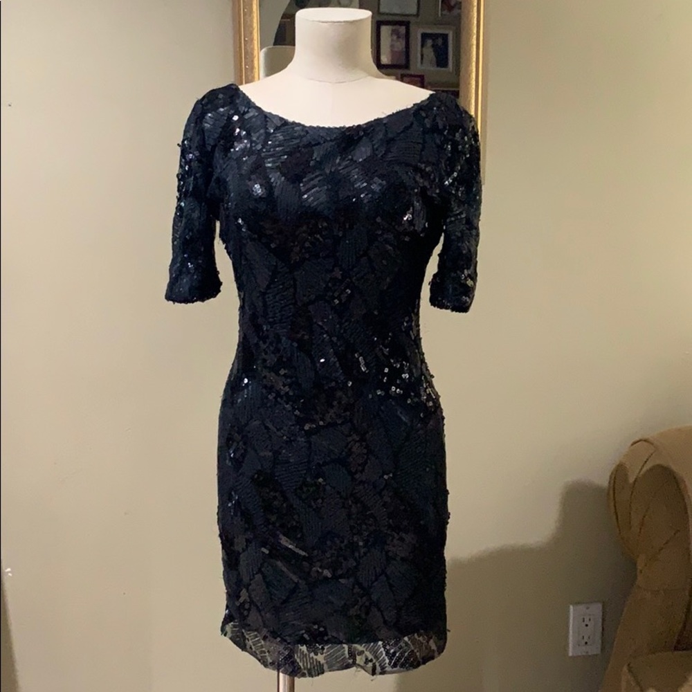 Black Sequince Dress